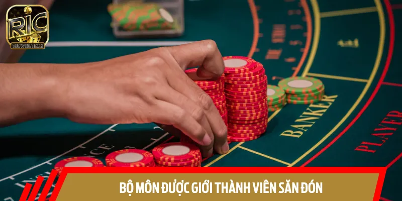 Bộ môn được giới thành viên săn đón