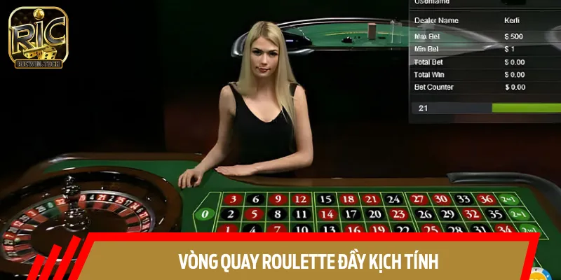 Vòng quay Roulette đầy kịch tính