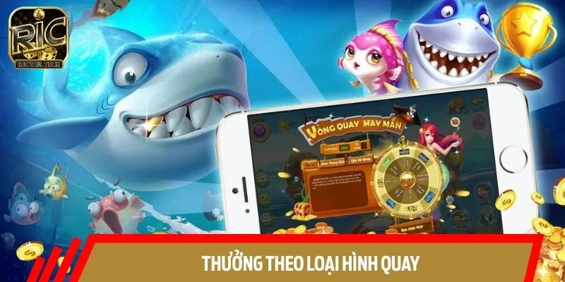 Từng loại hình quay sẽ mang lại những phần thưởng siêu giá trị
